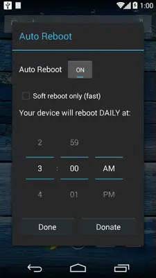 Auto Reboot android App screenshot 1